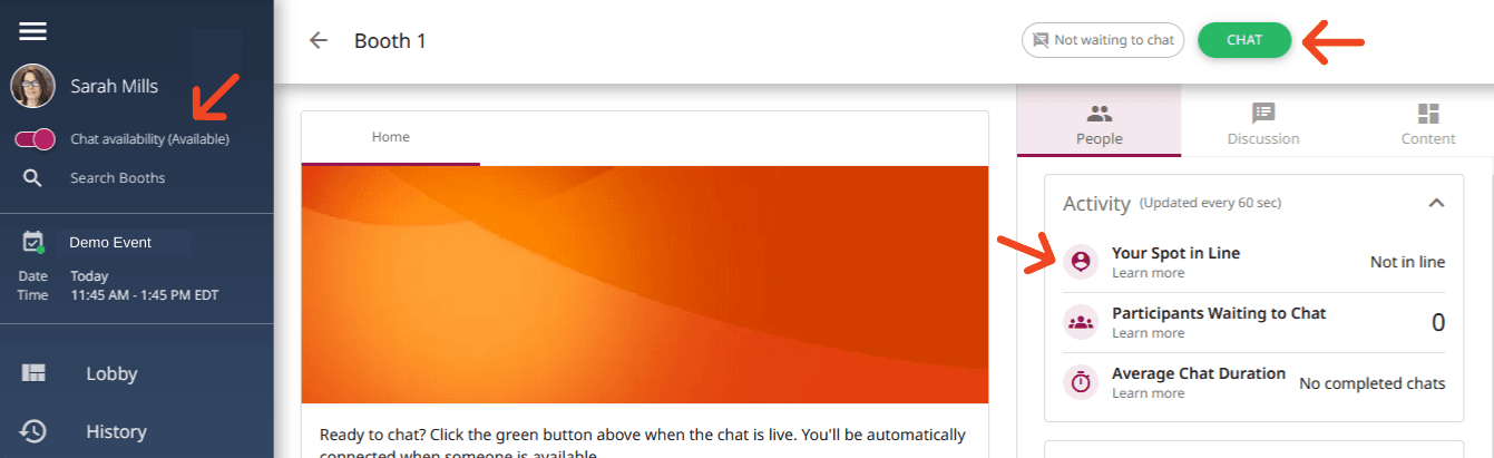 Chat Availability and Chat Queue in Brazen