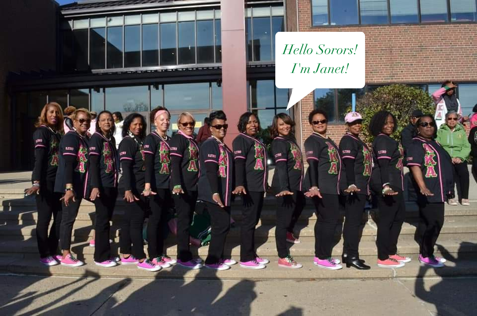 Janet with AKA Sorors