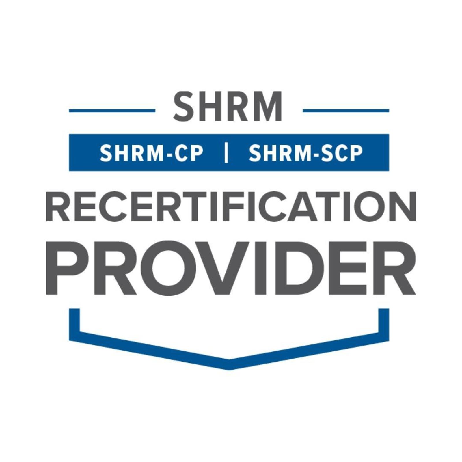 SHRM Approved Recertification Provider Logo 1080 X 1080