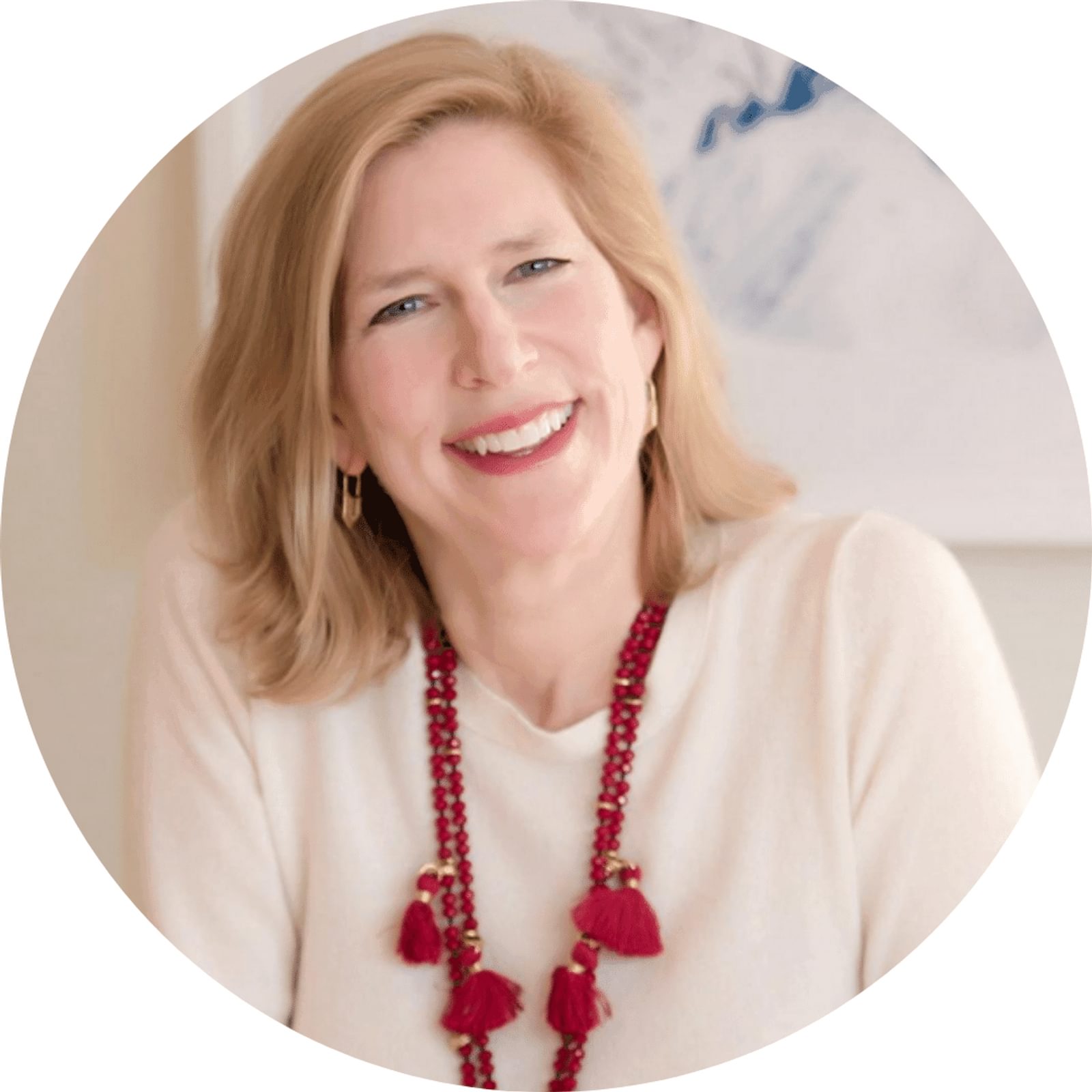 Sara Dickison Taylor's headshot in circular frame