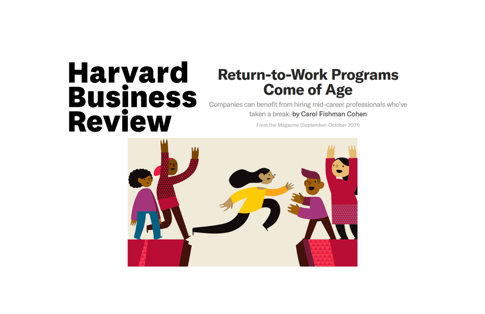 HBR Return to Work Programs Come of Age thumbnail