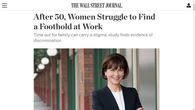 A screenshot of a Wall Street Journal Article featuring Anne Zacharias. The headline reads: