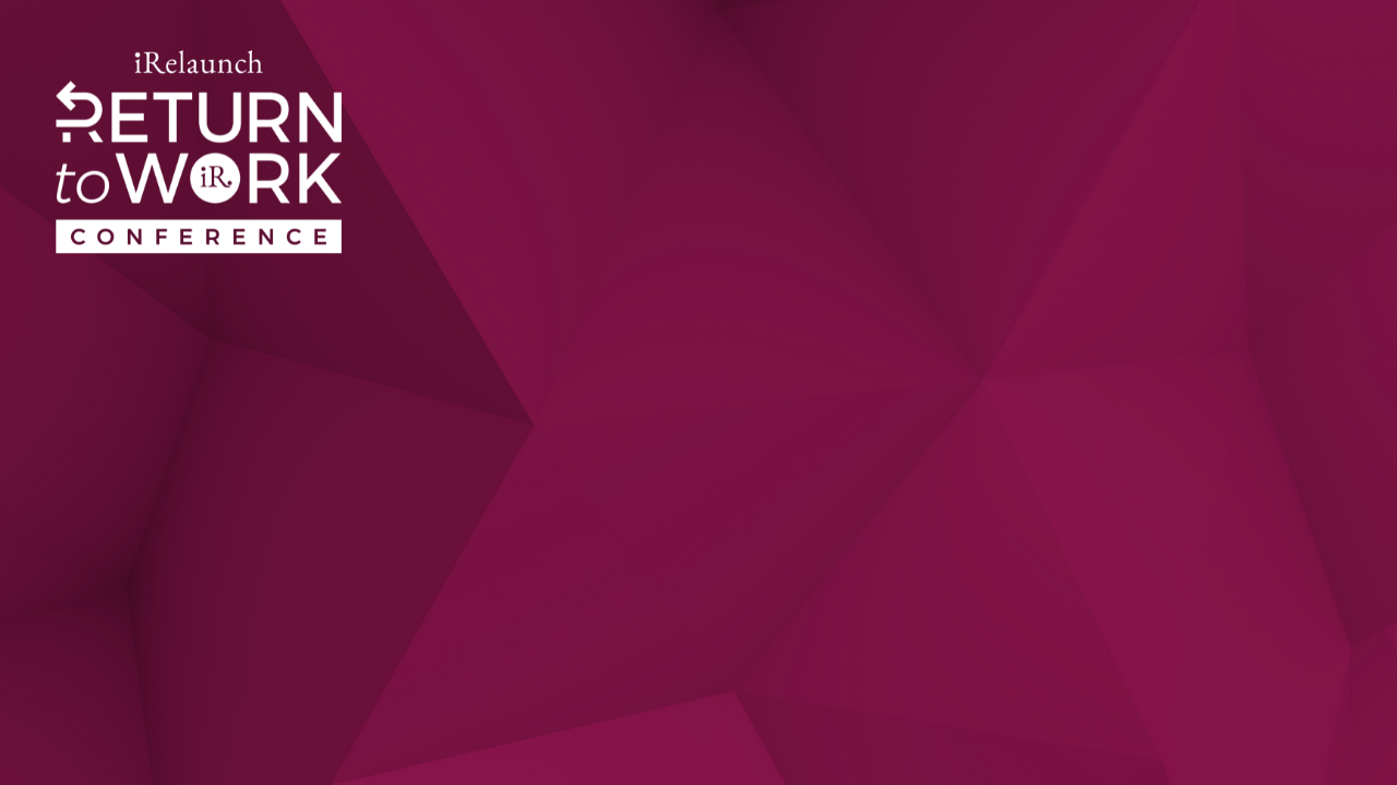 iRelaunch Return to Work Conference Zoom Background - Ready to Relaunch!